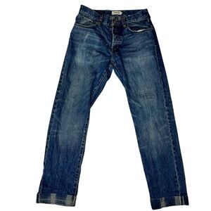 Taylor Stitch The Democratic Jean 30x32 Indigo Selvedge Denim Made in USA